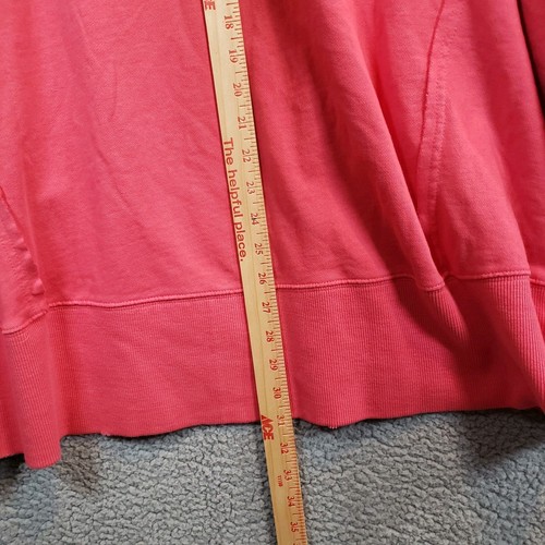 Free People Camden Hoodie Womens Medium Red Full Zip Oversize Slouchy Beach Boho - Picture 12 of 15