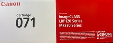 Canon 071 Genuine Black Toner for image CLASS LBP120 MF270 Laser Printer