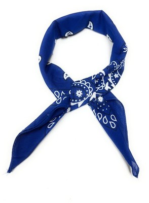 Womens Ribbon Scarf Set of 7 Paisley Pure Cotton Neck Kerchief