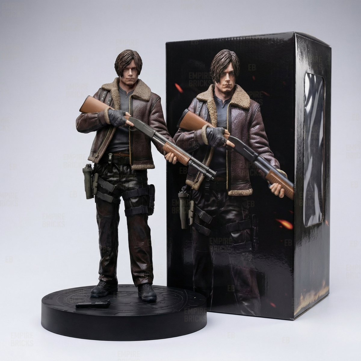 Aー1 Resident Evil 4 Remake Collector's Edition Leon Statue Figure Box