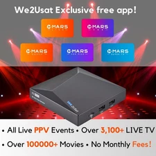 Brand New 2026 We2USat K3 PRO + Cable TV. No Monthly Fees Voice Remote FREE SHIP