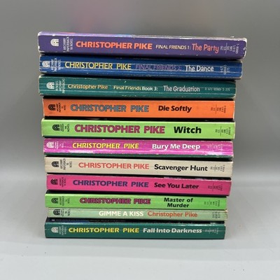 Christopher Pike Book Lot Of 11 Paperbacks Vintage Final Friends 1-3 Bury Me