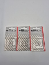 Lot of 3 Mini Maglite AA Replacement Lamps 2-Cell AA Bulbs Flashlight Bubs
