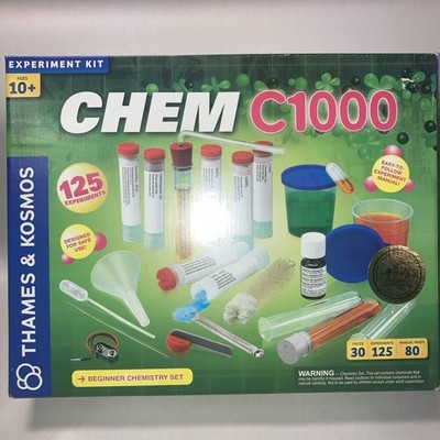 Thames & Kosmos 640118 Chem C1000 Chemistry Experiment Kit