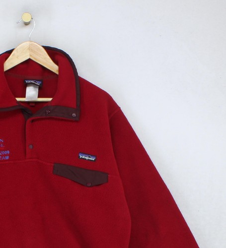 Jersey polar Patagonia Synchilla Snap T para hombre talla S rojo - Imagen 7 de 14