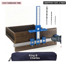 Cabinet Hardware Jig Tool for Handle Knob Pull Installation of Door and Drawer