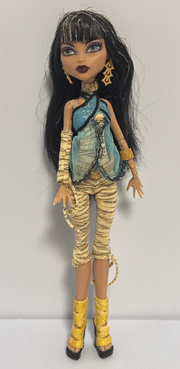  GENIUS COLLECTION CLEEVE ABBEY① Monster High Doll Lot Of: 3/Clawdeen Wolf, Cleo De Nile, Abbey