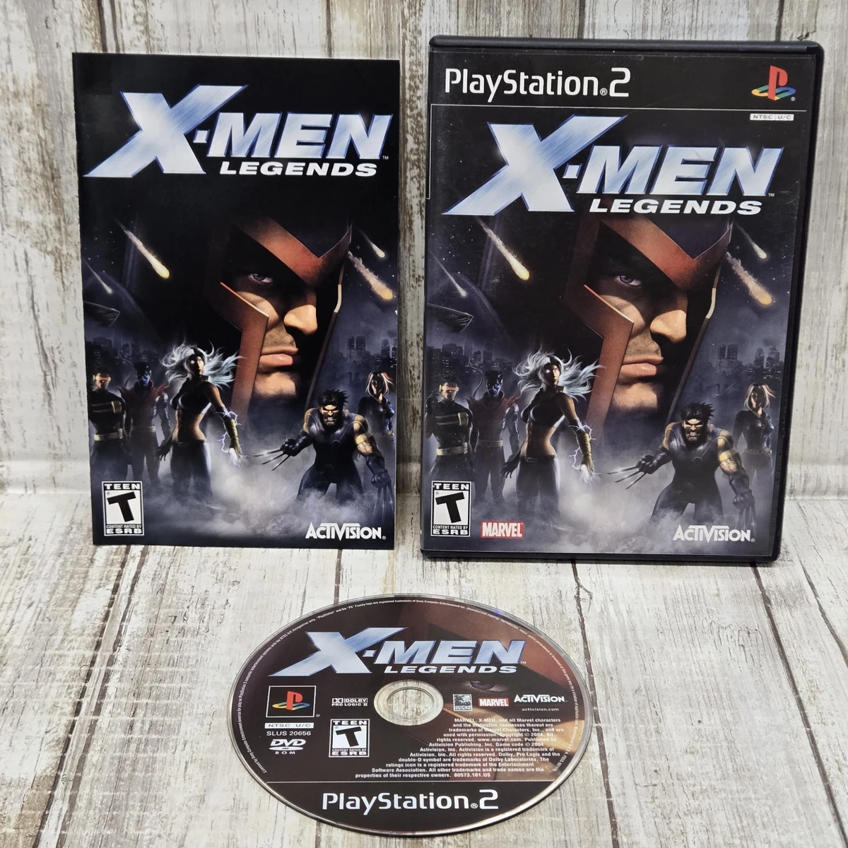 LOT De 2 Jeux X-MEN PlayStation 2 PS2 - COMPLETS (boîte, Notice) - Testés - Bon état