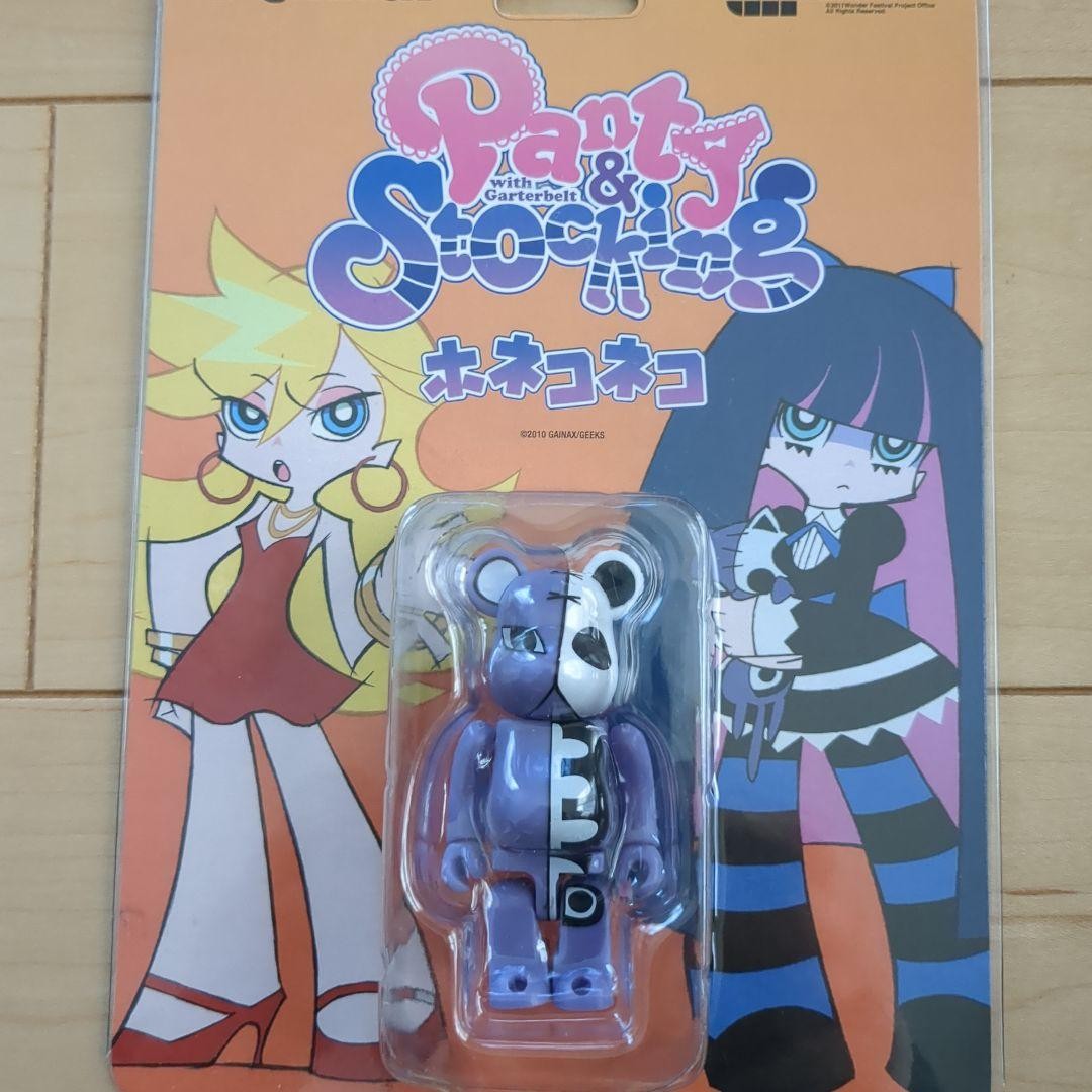 BE@RBRICK panty&stocking ホネコネコ　未開封 Panty & Stocking Garterbelt BE@RBRICK HoneyKoneko Limited 2011