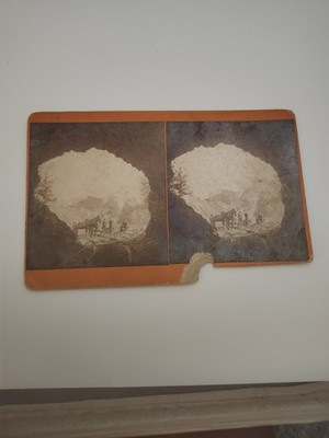 NEGAUNEE MI STEREOVIEW 1880s JACKSON MINE RARE VIEW 1 