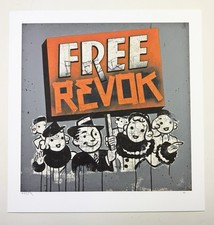 BASK Free Revok Art Print Signed & Numbered Limited Edition Sold Out Graffiti
