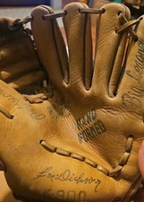 Vintage Baseball Glove Scoop Pocket Model K900 L. M. Dickson Professional Model!