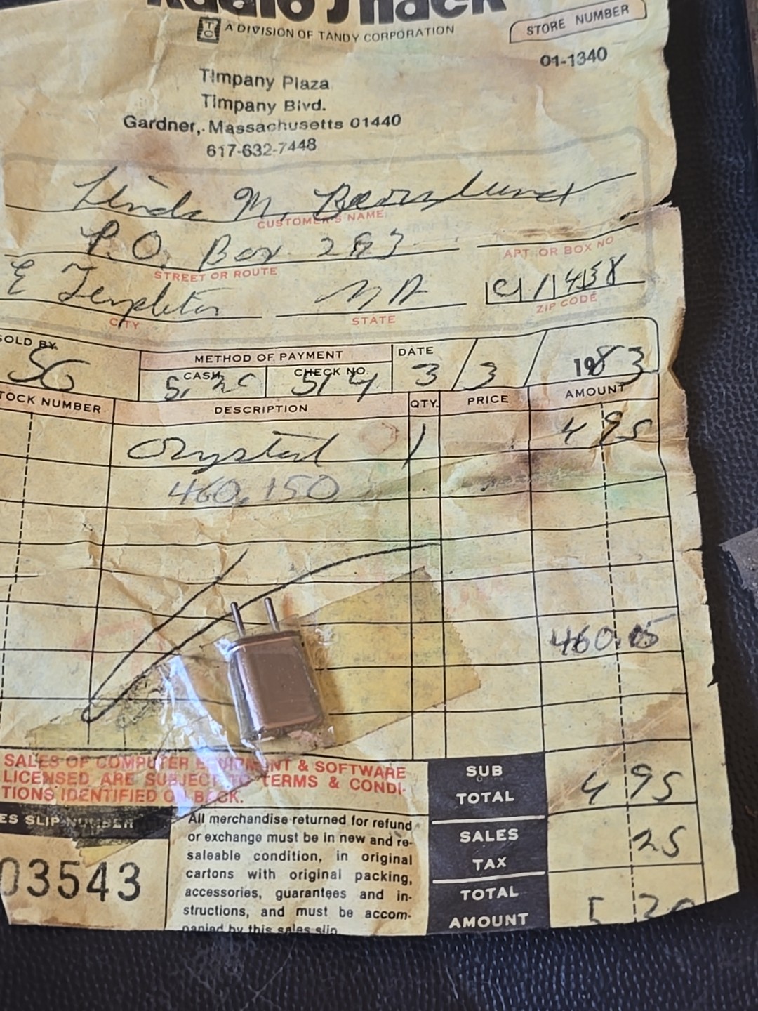 (9)Ham Radio and other frequency crystals And Crystal Holders not tested Lot #2