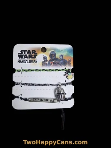 Star Wars Mandalorian "This Is The Way" 3-Pack Bracelets - product listing photo