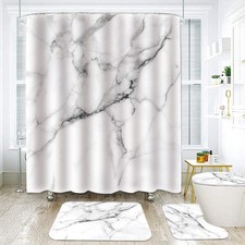 RLHHUG Marble Bathroom Sets with Rugs 72"W x 72"L Pack of 1 , Sc Set-marble