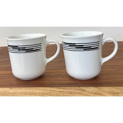 Set of 2 Corelle by Corning Mugs in the “Optic” Pattern - image 1 of 4