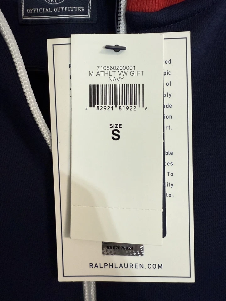 Polo Ralph Lauren 2022 Olympic Team USA Track Jacket Winter Games NWT Size S - Image 3 of 4