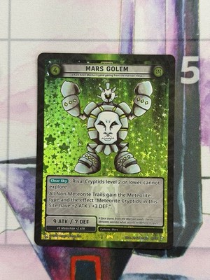 Cryptid Camp TCG - MARS GOLEM CC031 Full Holo NM