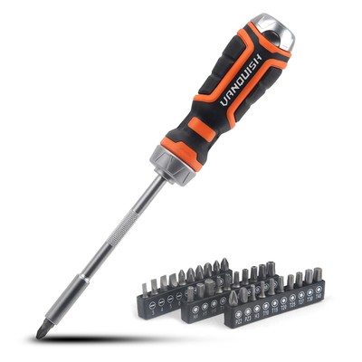 Ratcheting Screwdriver Set, 31-Piece Precision Multi-bit Ratchet Screw Driver...