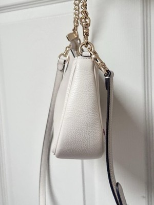 NWT Coach Teri Shoulder Bag With Pins CCE87 Limited Edition Chalk