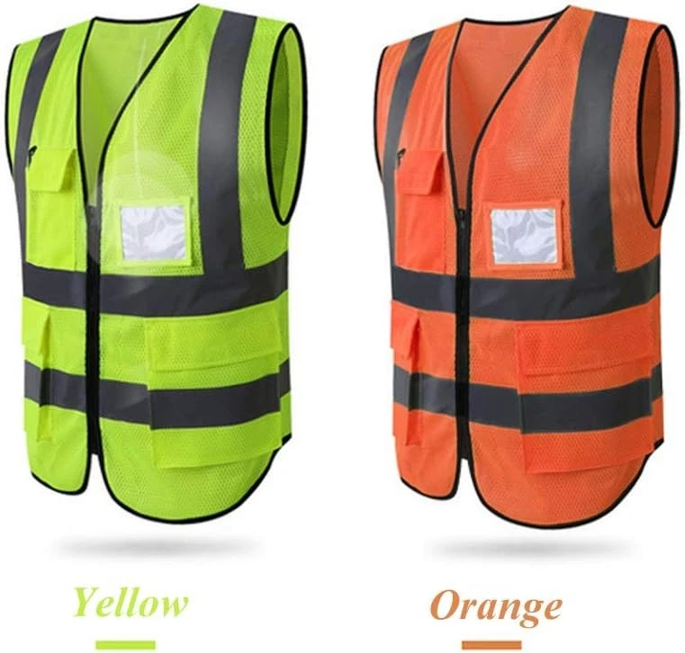 HYCOPROT High Visibility Mesh Safety Reflective Vest with X-Large, Yellow  image 7