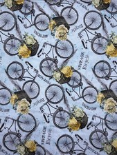 Vintage Garden Bicycle by Jo Moulton WIlmington Cotton 44" BTY