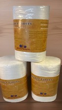 3 Rolls Blue Snail Bamboo Diaper Liners Unscented 12 x 7 100 Sheets Per Roll