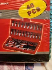 46pc Socket Set with Ratchet Unopened