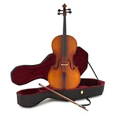 STUDENT FULL SIZE CELLO WITH CASE ANTIQUE FADE BY GEAR4MUSIC 2 + YEARS WARRANTY
