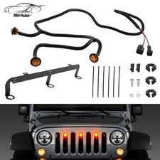 Pre-runner Led Grille Light Bar Kit For 2007-2018 Jeep Wrangler Jk 2 4-door Pre-runner Led Grille Light Bar Kit For 2007-2018 Jeep Wrangler Jk 2 4-door