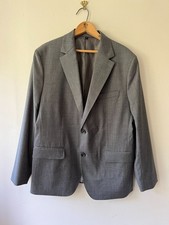 Bonobos Men's Standard Fit Gray Wool Sport Coat Blazer Suit Jacket Sz 40S