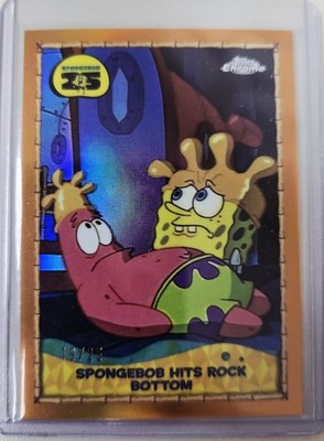 2025 Topps 25th Anniversary SpongeBob - SpongeBob Hits Rock Bottom 19/25