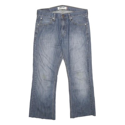 LEVI'S 527 Bootcut Herren Blaue Baumwoll-Jeans Denim Relaxed W32 L26 Klassisch
