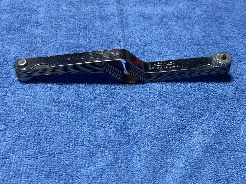 Juego de medidor de hoja vintage Blue Point 25 piezas FB-300!!!! Herramientas Blue-point Foto 2 de 4