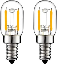 LiteHistory E12 1 watt Equal 15w Night Light Bulbs 150lm 1w=15w 2700k 