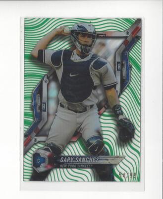 2018 Topps High Tek Green #HTGS Gary Sanchez Yankees /99 