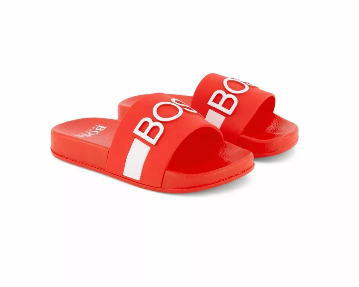 Sale Hugo Boss Kids J29246 997 Slider Red |