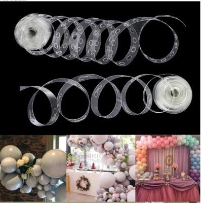 5M Balloon Strip Arch Party DIY Hen Chain Plastic Tape Garland String Wedding