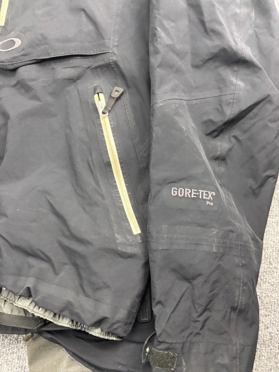 Oakley Gore-Tex Pro Pants Jacket Set Men's XL Black Snow Ski