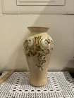 HTF Fenton Chocolate Glass Vase- FAGCA Painted By JK Spindler