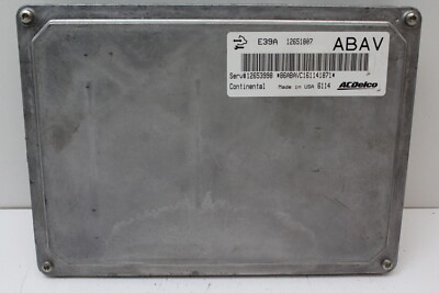 13-16 Buick Verano 12658998 Computer Brain Engine Control ECU ECM EBX Module