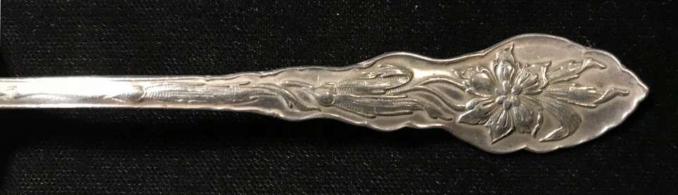 Talheres de prata esterlina - Unger Brothers Narcissus Sm caçarola colher de servir - Imagem 2 de 4