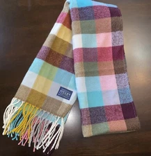 NEW W/O Tags~ JOULES CLOTHING, Great Britain, Tartan Plaid Scarf, Checkered 