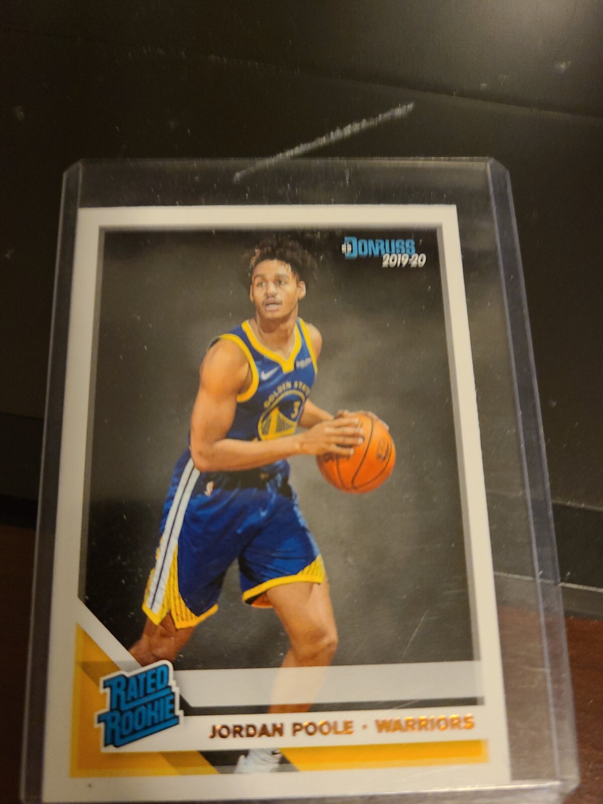 2019-20 Panini Donruss Rated Rookie Jordan Poole RC #226 Warriors