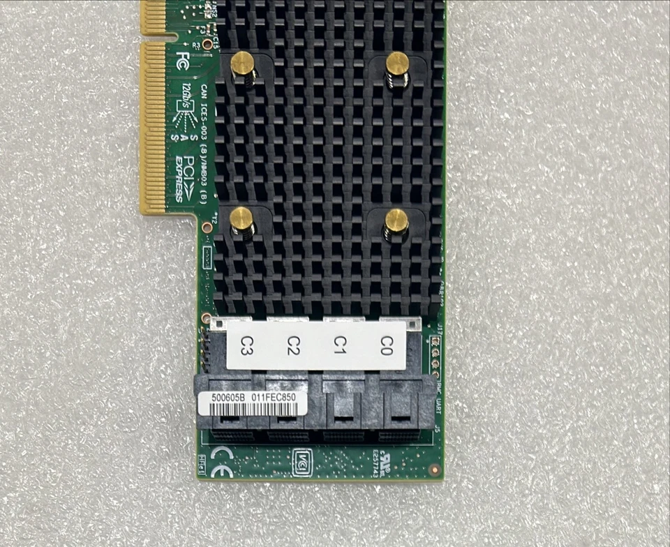 Intel RSP3QD160J Storage Adapter Low-Profile MD2 PCIe AIC PCIe/SAS/SATA NEW - Image 3 of 4