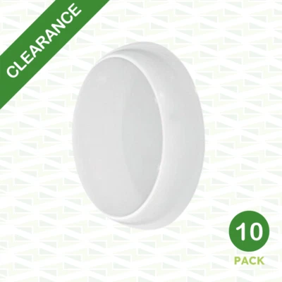 10 X Lumineux LED Bulkhead Light Pro 14W 3000K White 420881
