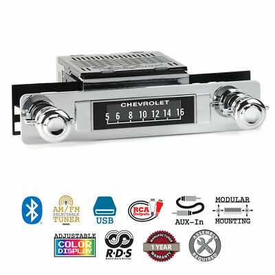 1954 Chevrolet Truck Apache RetroSound Retro Radio Bluetooth USB Hands-free
