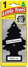 Little Trees Car Home Office Hanging Air Freshener - Black Ice - Pack of 24