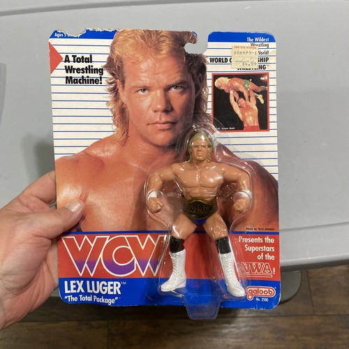 Lex Luger The Total Package WCW Galoob 1990 Figure...
