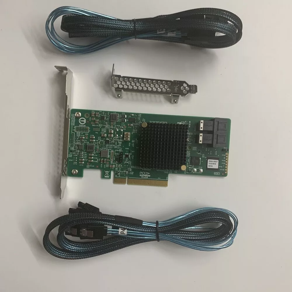 LSI SAS 9341-8I 12GB 8 PORT RAID CONTROLLER+2PCS 8643 to 4